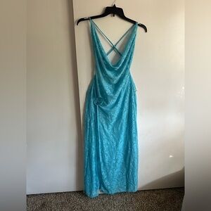 Chic Turquoise Swim Coverup